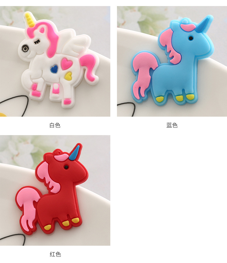 Cute Cartoon PVC Soft Glue Patch Handmade DIY Decorative Sticker Phone Case Hairpin Decoration Can Be Graphic Customization