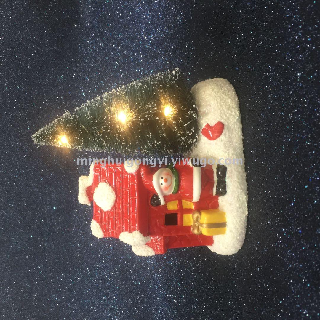 LED Santa Claus suitable for window Christmas tree decoration holiday supplies electric snow room