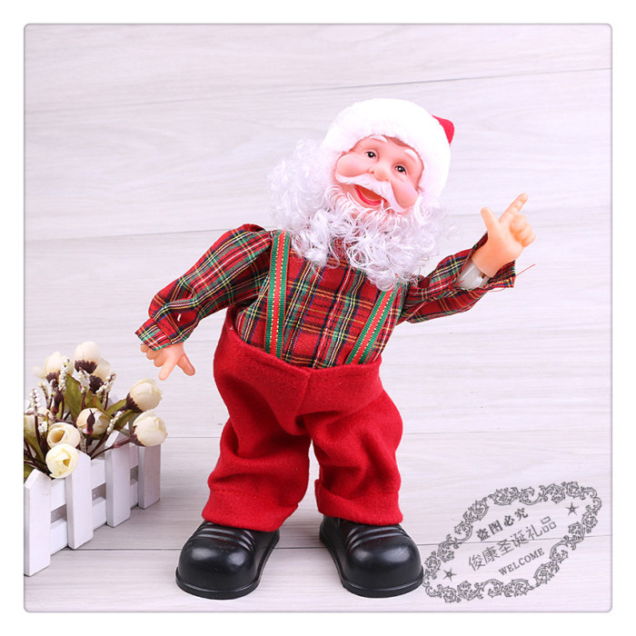 Santa Claus Santa Claus doll Christmas music dancing old children toys