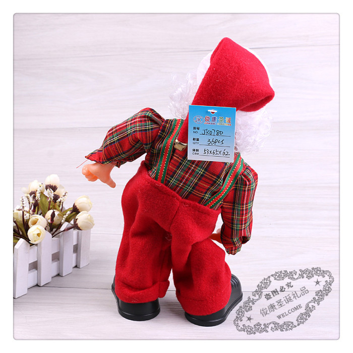 Santa Claus Santa Claus doll Christmas music dancing old children toys
