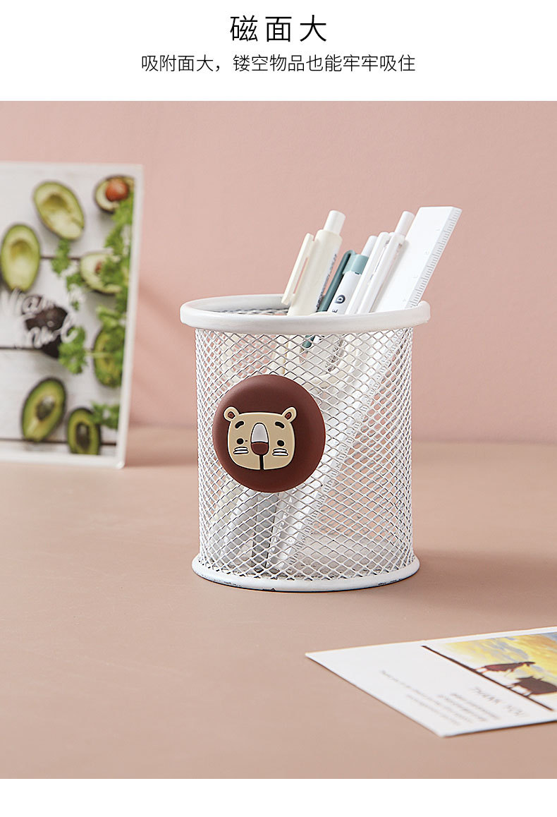 Original Design Magnetic Sticker Creative Decoration Simple Nordic Cute Animal Three-Dimensional Cartoon Magnetic PVC Fridge Magnet