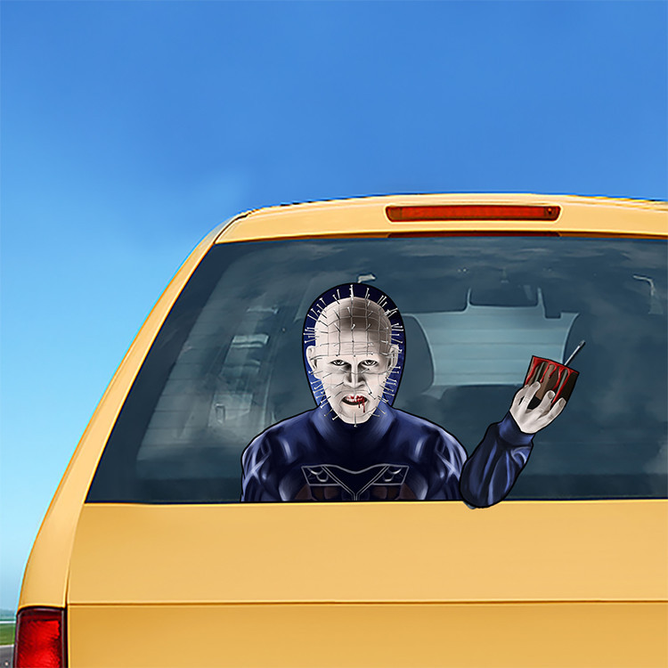 Foreign Trade Popular Style Halloween Wiper Stickers Removable Car Rear Window Wiper Stickers Car Sticker Decoration