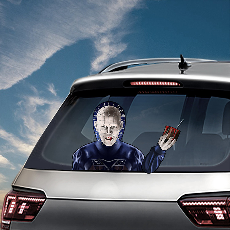 Foreign Trade Popular Style Halloween Wiper Stickers Removable Car Rear Window Wiper Stickers Car Sticker Decoration