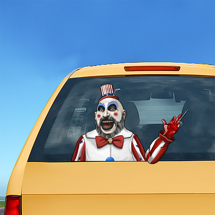 Foreign Trade Popular Style Halloween Wiper Stickers Removable Car Rear Window Wiper Stickers Car Sticker Decoration