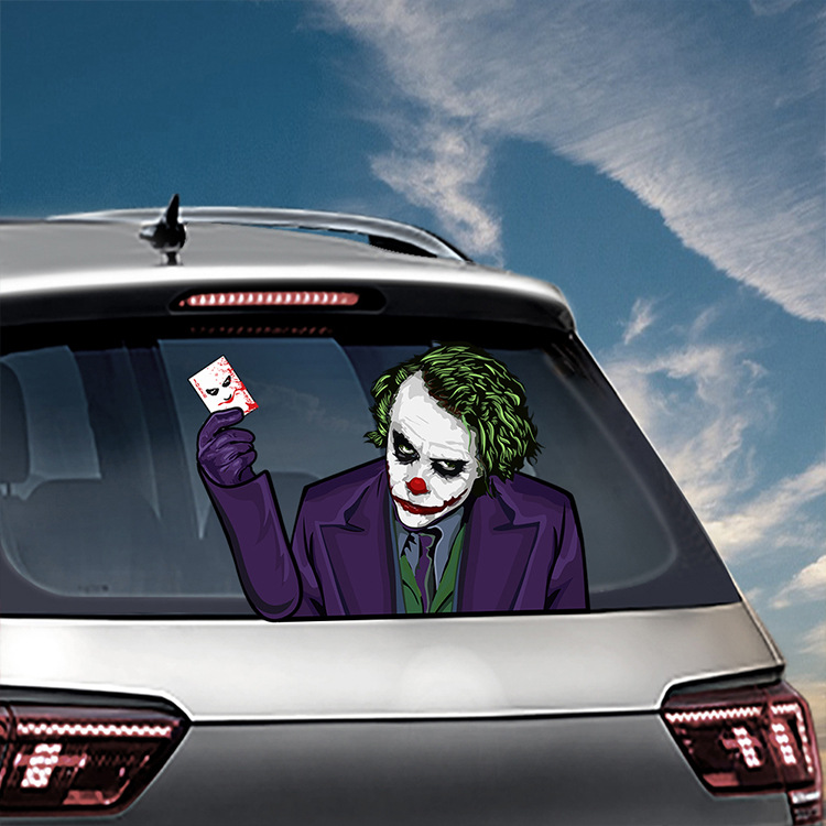 Foreign Trade Popular Style Halloween Wiper Stickers Removable Car Rear Window Wiper Stickers Car Sticker Decoration
