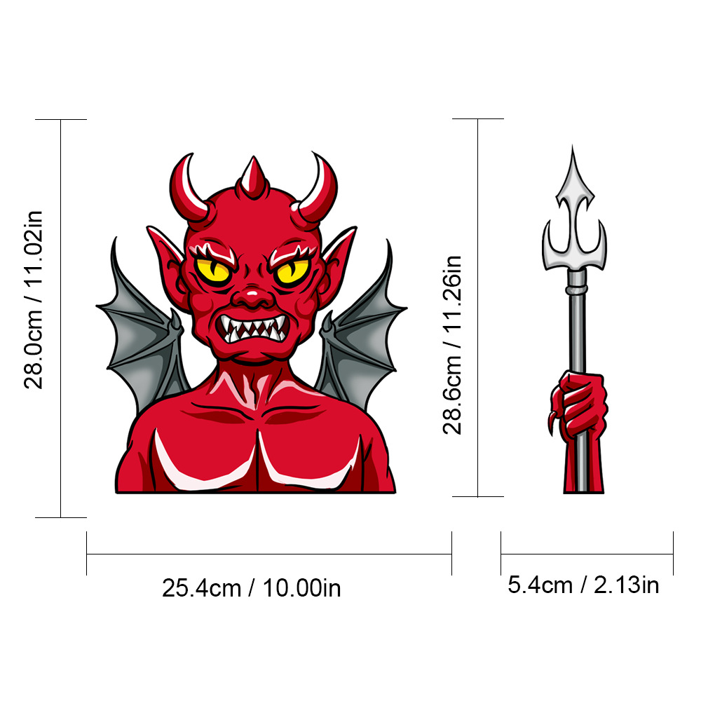 Foreign Trade Popular Style Halloween Wiper Stickers Removable Car Rear Window Wiper Stickers Car Sticker Decoration