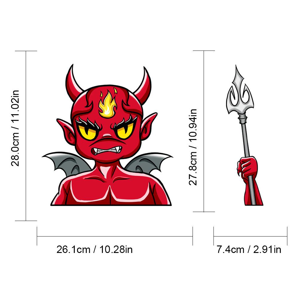 Foreign Trade Popular Style Halloween Wiper Stickers Removable Car Rear Window Wiper Stickers Car Sticker Decoration
