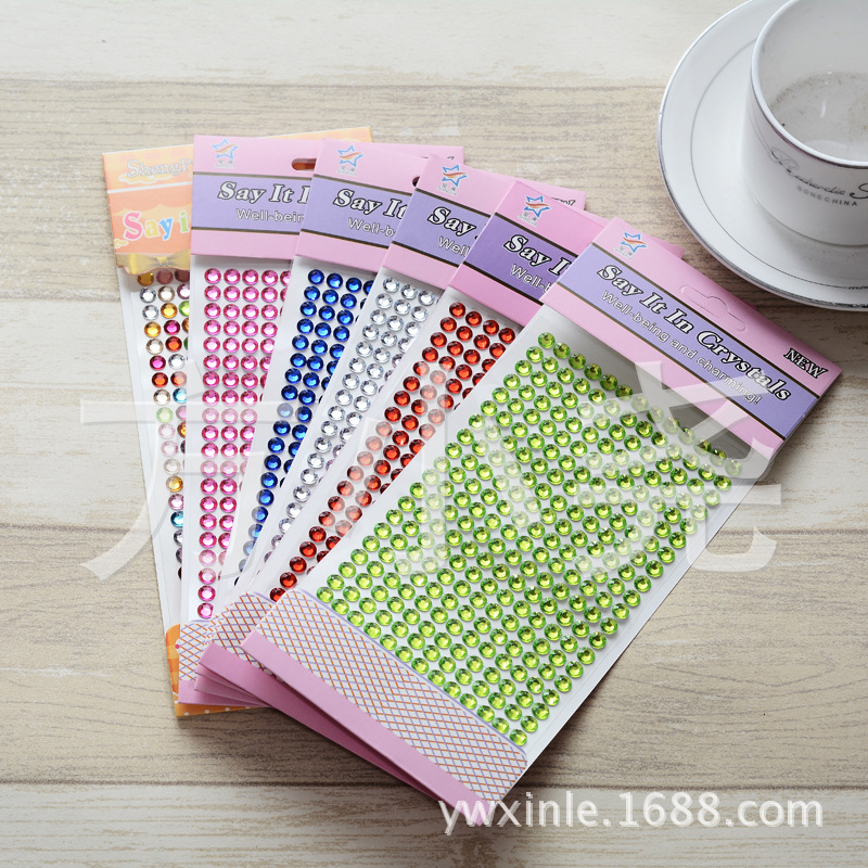DIY Album Decoration Diamond Sticker 6 Mm260 PCs Car Diamond Sticker Children Crystal Colorful Crystals Decorative Acrylic Colorful Diamond Stickers Diamond Sticker DIY Album Decoration Diamond Sticker 6 Mm260 PCs Car Diamond Sticker Children Crystal Colorful Crystals Decorative Acrylic Colorful Diamond Stickers Diamond Sticker