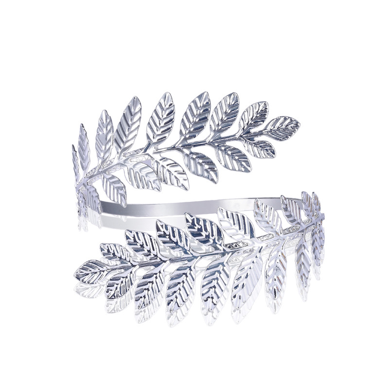 European and American New Leaf Armband Bracelet Roman Bride Open-Ended Bracelet Bracelet Christmas Gift