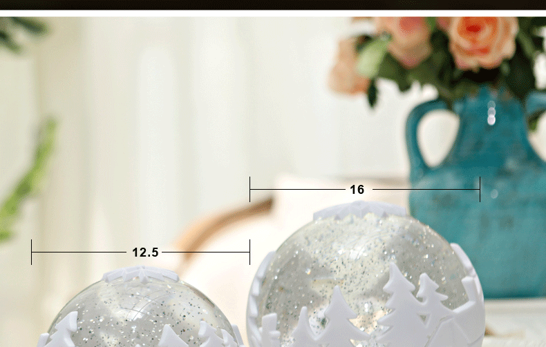 Crystal Ball Christmas Ornament Novelty Creative Electronic Products LED Night Light Ambience Light Birthday Gift Ornaments Crystal Ball Christmas Ornament Novelty Creative Electronic Products LED Night Light Ambience Light Birthday Gift Ornaments
