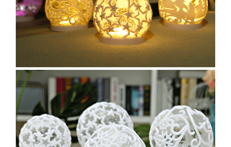 Crystal Ball Christmas Ornament Novelty Creative Electronic Products LED Night Light Ambience Light Birthday Gift Ornaments Crystal Ball Christmas Ornament Novelty Creative Electronic Products LED Night Light Ambience Light Birthday Gift Ornaments