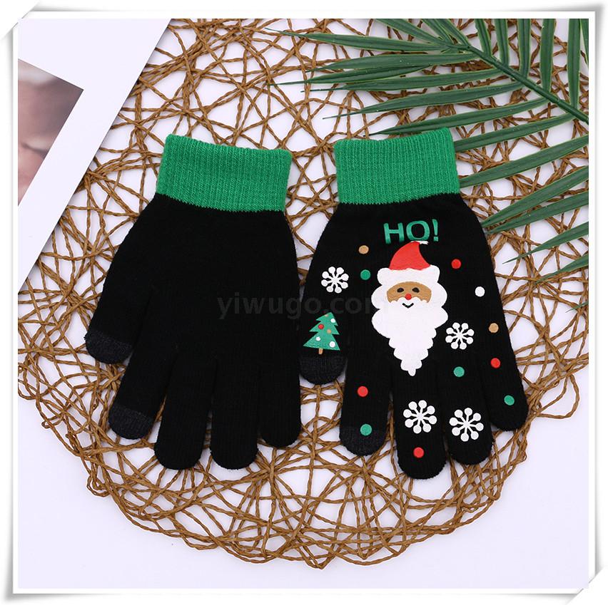 Christmas Gloves Winter Korean Style Adult and Children Student Touch Screen Warm Gloves Female Knitted Gift Gloves Male Christmas Gloves Winter Korean Style Adult and Children Student Touch Screen Warm Gloves Female Knitted Gift Gloves Male
