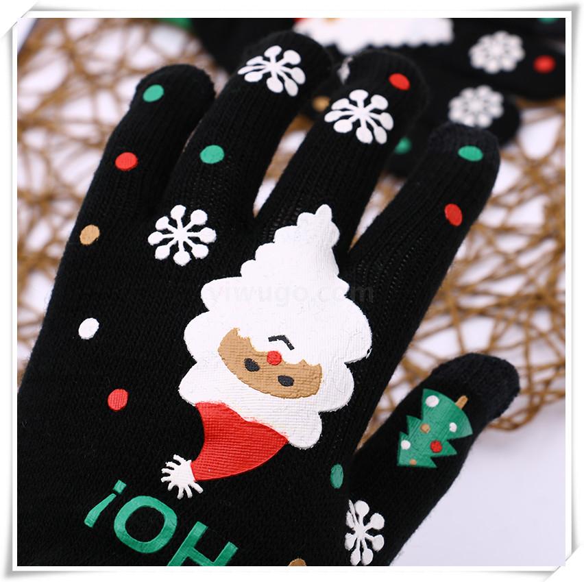 Christmas Gloves Winter Korean Style Adult and Children Student Touch Screen Warm Gloves Female Knitted Gift Gloves Male Christmas Gloves Winter Korean Style Adult and Children Student Touch Screen Warm Gloves Female Knitted Gift Gloves Male