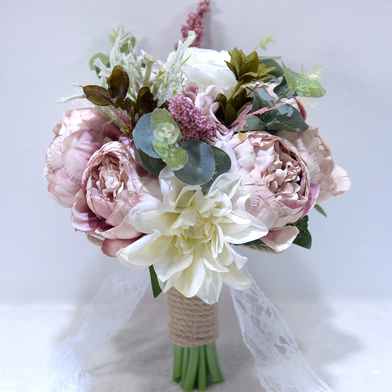 Artificial Flower Wedding Gifts Gift European and American Outdoor Style Bridal Bouquet Halloween Christmas