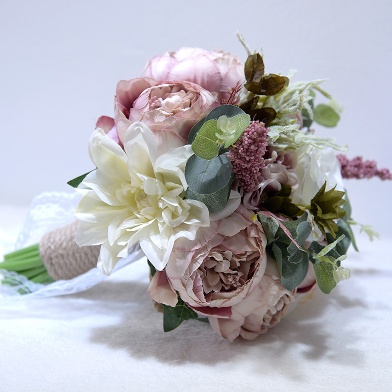 Artificial Flower Wedding Gifts Gift European and American Outdoor Style Bridal Bouquet Halloween Christmas