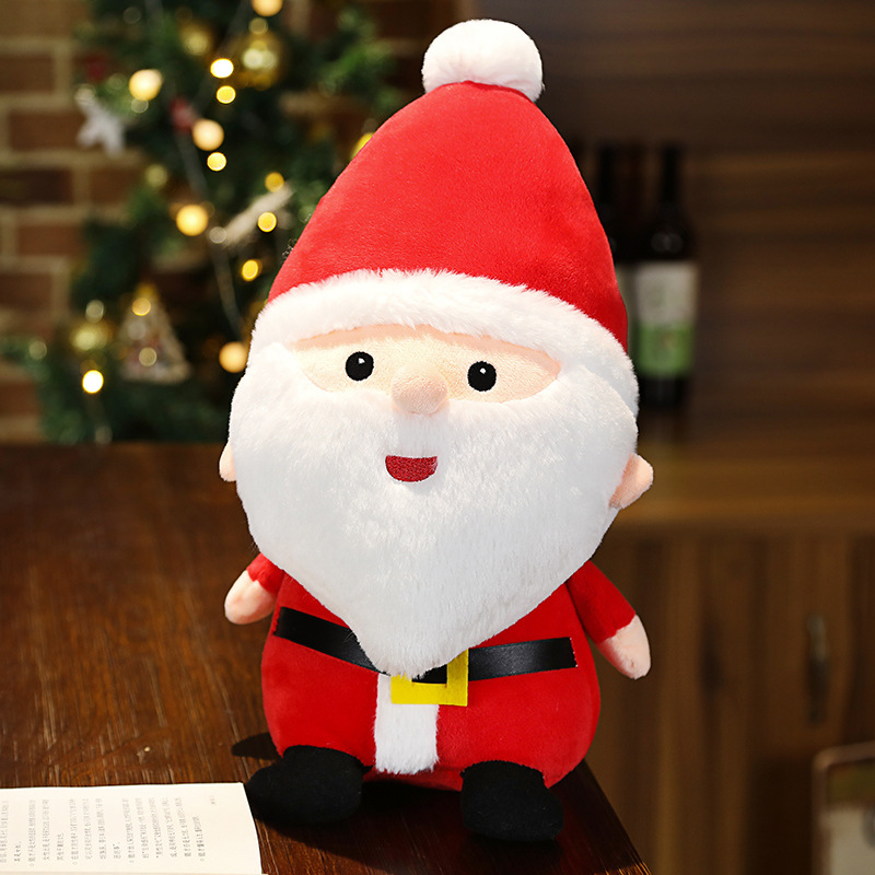 Cartoon Santa Doll Plush Toy Cross-Border Elk Doll Children Christmas Gift Wholesale  Doll