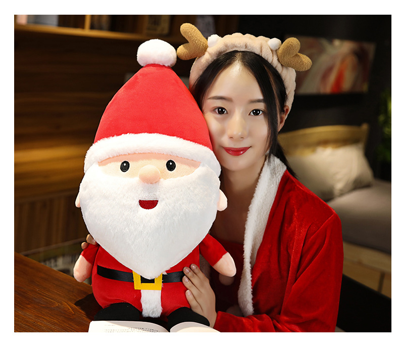 Cartoon Santa Doll Plush Toy Cross-Border Elk Doll Children Christmas Gift Wholesale Doll Cartoon Santa Doll Plush Toy Cross-Border Elk Doll Children Christmas Gift Wholesale Doll