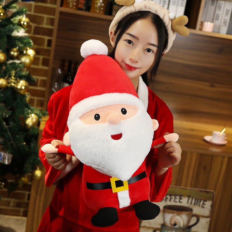 Cartoon Santa Doll Plush Toy Cross-Border Elk Doll Children Christmas Gift Wholesale Doll Cartoon Santa Doll Plush Toy Cross-Border Elk Doll Children Christmas Gift Wholesale Doll