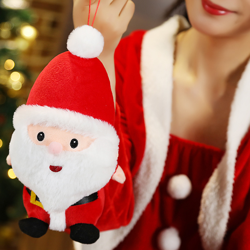 Cartoon Santa Doll Plush Toy Cross-Border Elk Doll Children Christmas Gift Wholesale Doll Cartoon Santa Doll Plush Toy Cross-Border Elk Doll Children Christmas Gift Wholesale Doll