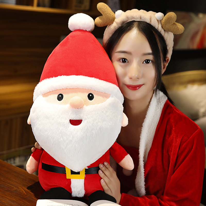 Cartoon Santa Doll Plush Toy Cross-Border Elk Doll Children Christmas Gift Wholesale Doll Cartoon Santa Doll Plush Toy Cross-Border Elk Doll Children Christmas Gift Wholesale Doll