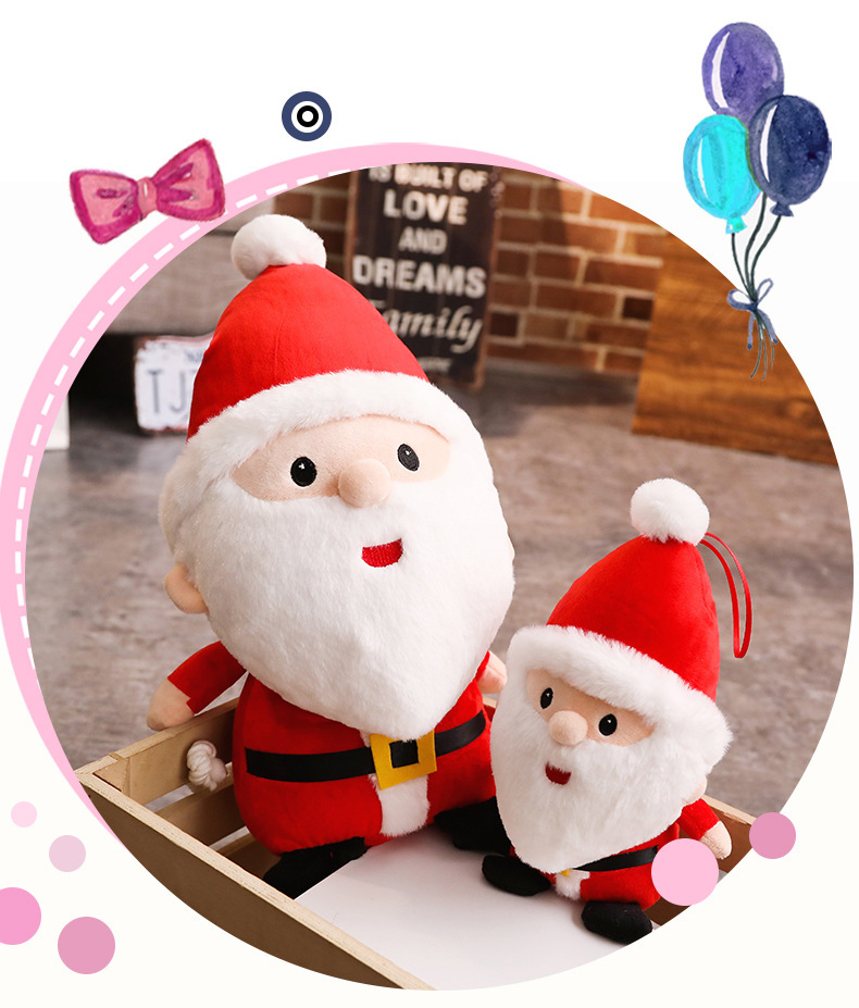 Santa Doll Plush Toy Decorative Doll Doll Cute Korean Ins Christmas Eve Gift