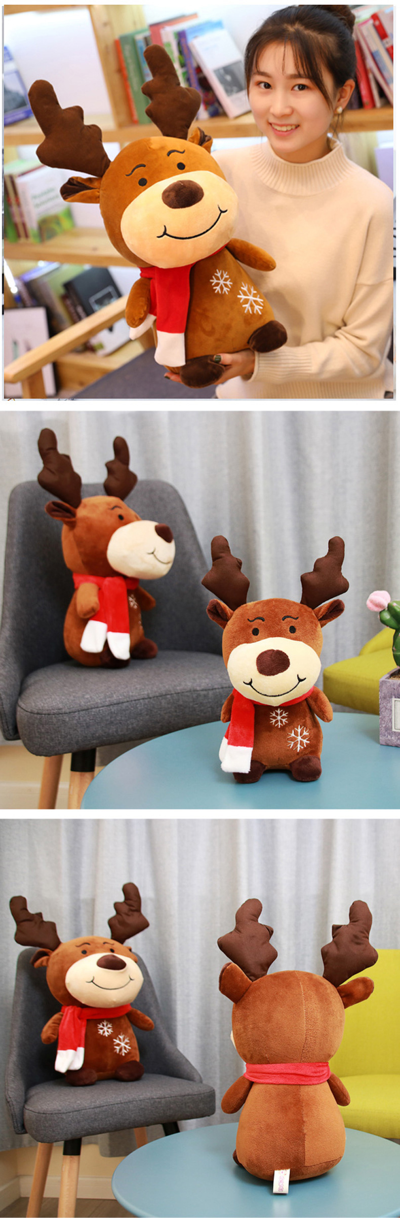Santa Doll Plush Toy Decorative Doll Doll Cute Korean Ins Christmas Eve Gift