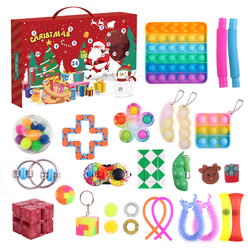 Decompression Decompression Christmas Blind Box 24 Days Countdown Coming Day Christmas Gift Deratization Pioneer Gift Set Decompression Decompression Christmas Blind Box 24 Days Countdown Coming Day Christmas Gift Deratization Pioneer Gift Set