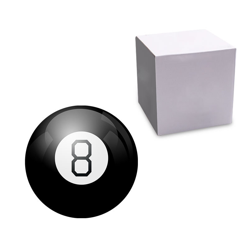 Factory Direct Sales Black 8 Magic Prophecy Ball Hot Sale in Europe and America Burst Children Puzzle Pressure Relief Toy Fashion Christmas Gift