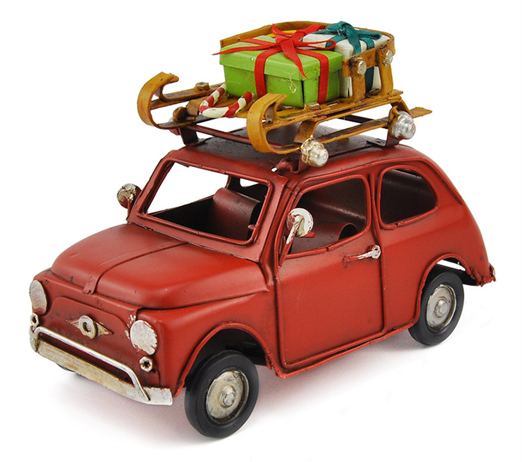 Handmade creative Christmas gifts retro wrought iron car model home decoration soft birthday gift metal crafts Handmade creative Christmas gifts retro wrought iron car model home decoration soft birthday gift metal crafts