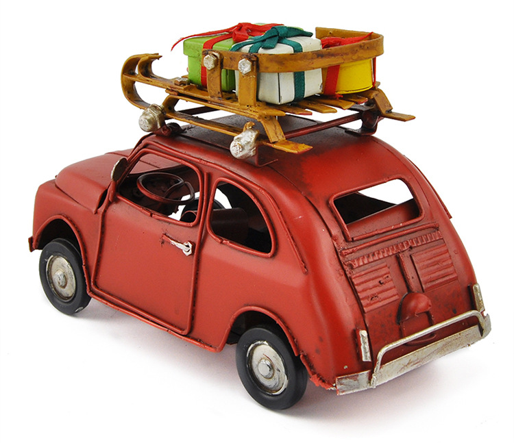 Handmade creative Christmas gifts retro wrought iron car model home decoration soft birthday gift metal crafts Handmade creative Christmas gifts retro wrought iron car model home decoration soft birthday gift metal crafts