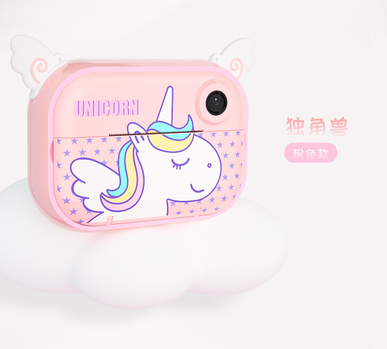 Polaroid Children's Cute Toy Camera Photo Printing Sticker Polaroid Camera Christmas Birthday Gift