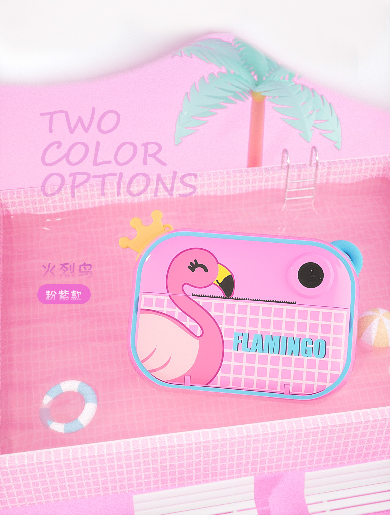 Polaroid Children's Cute Toy Camera Photo Printing Sticker Polaroid Camera Christmas Birthday Gift