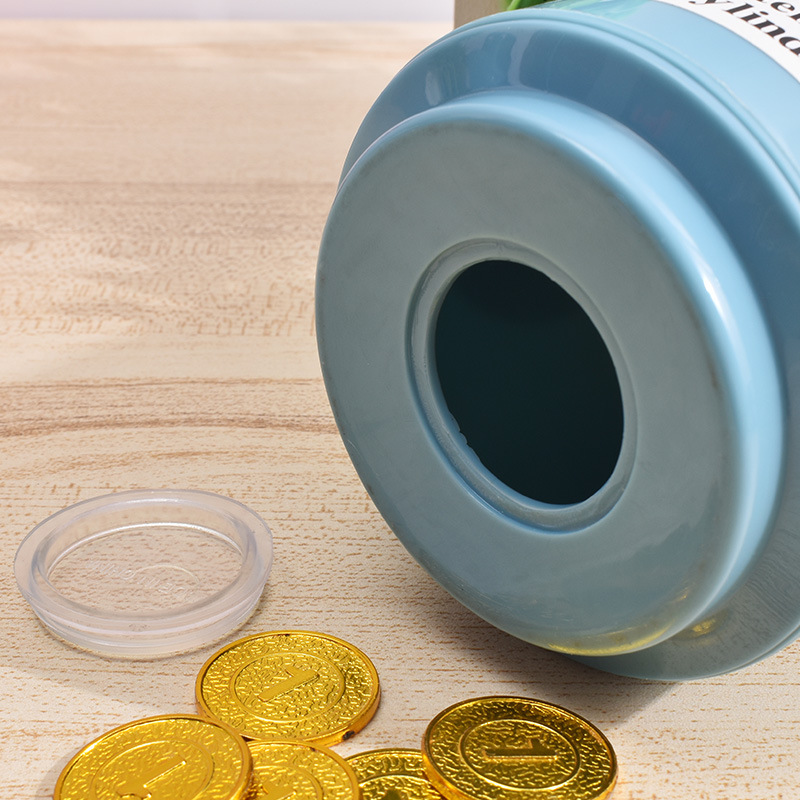 Children&#039;s Christmas Present Small Gift Creative Home Decoration Gas Bottle Savings Bank Custom Gas Bucket Coin Bank