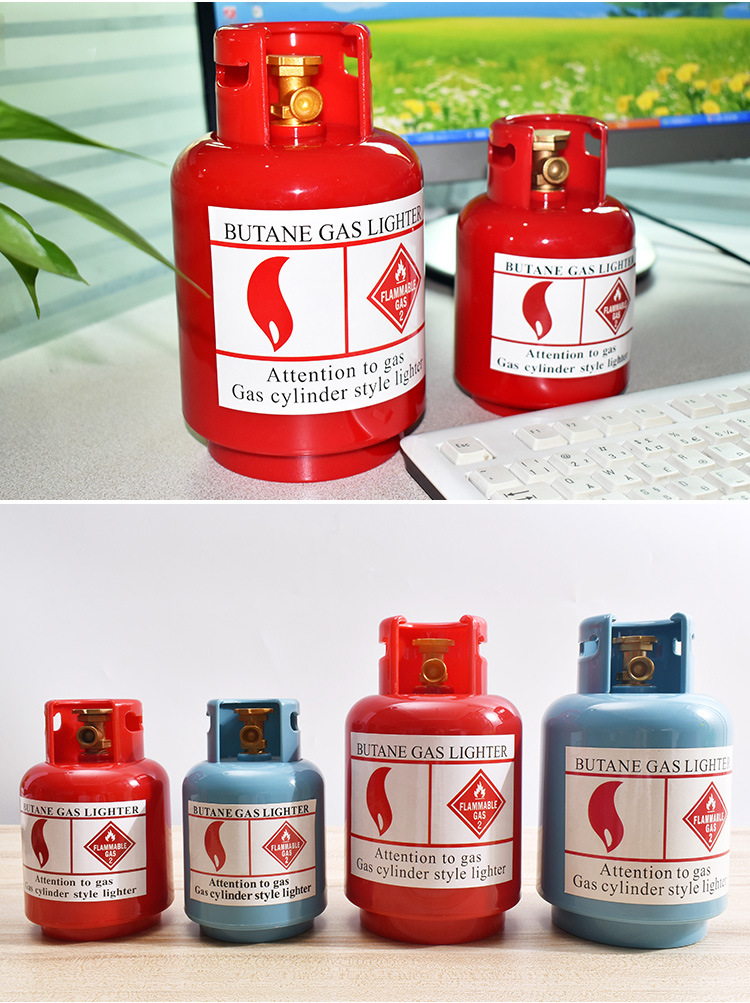Children's Christmas Present Small Gift Creative Home Decoration Gas Bottle Savings Bank Custom Gas Bucket Coin Bank