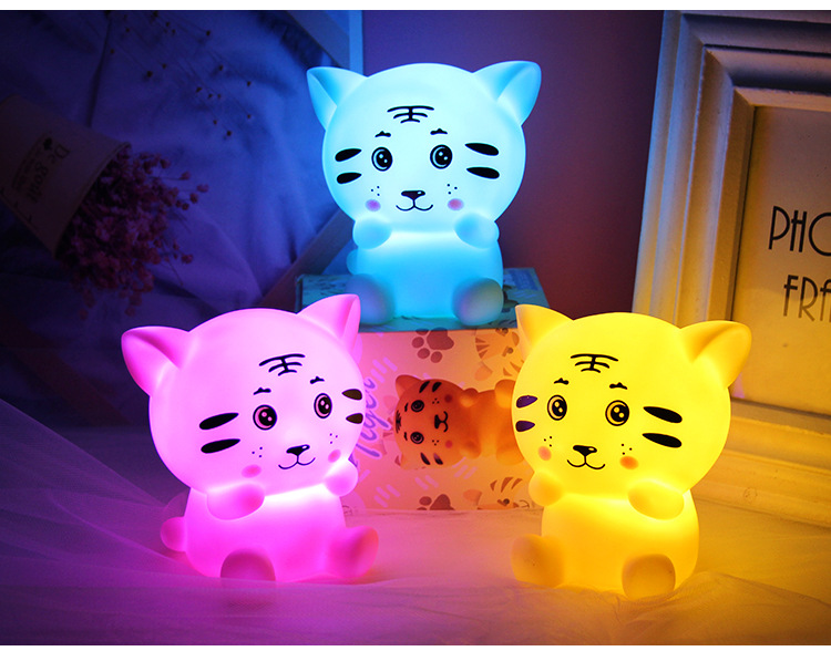 Tiger Year Tiger Small Night Lamp Cute Tiger Night Light Advertising Promotion Business Gift Christmas Festival Birthday Gift Gift Batch