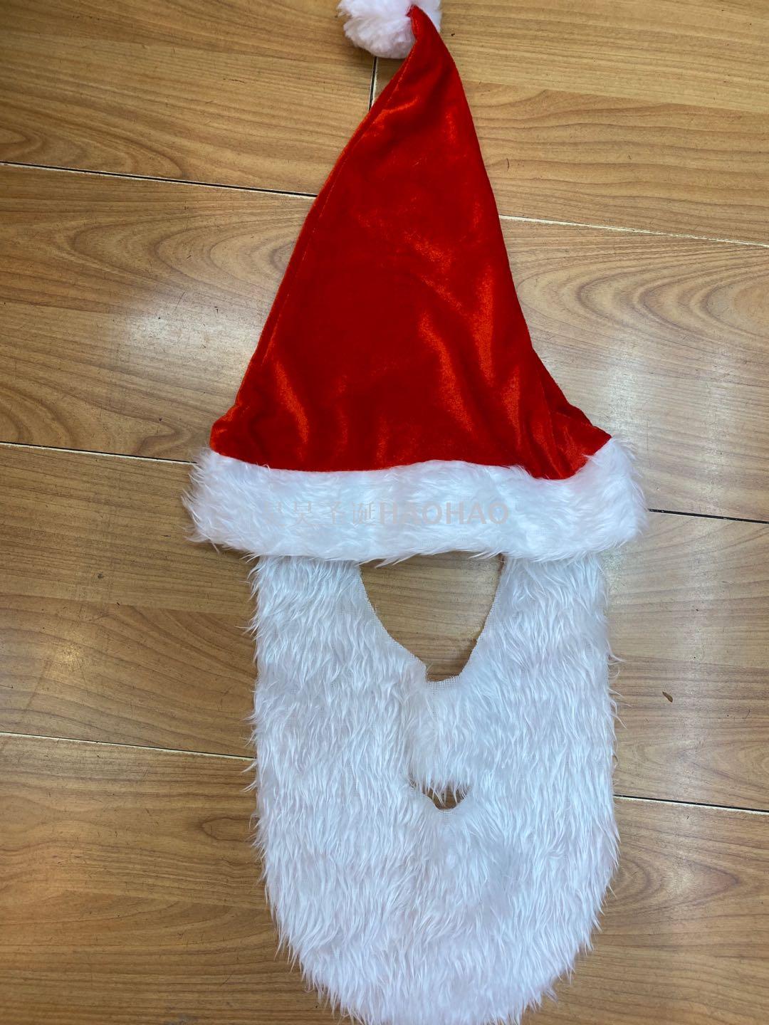 Christmas Dress up Christmas Hat High Quality Non-Woven Fabric Children Adult Santa Claus Holiday Gift Factory Direct Sales