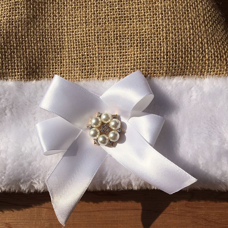 Jute Christmas Hat Factory Direct Sales All Kinds of Linen Products Can Be Customized Christmas Hat Christmas Decoration Supplies Jute Christmas Hat Factory Direct Sales All Kinds of Linen Products Can Be Customized Christmas Hat Christmas Decoration Supplies