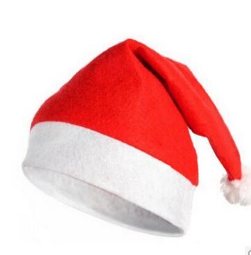 Ordinary Hat Christmas hat wholesale Christmas adult Hat Santa Claus Hat non-woven Christmas cloth