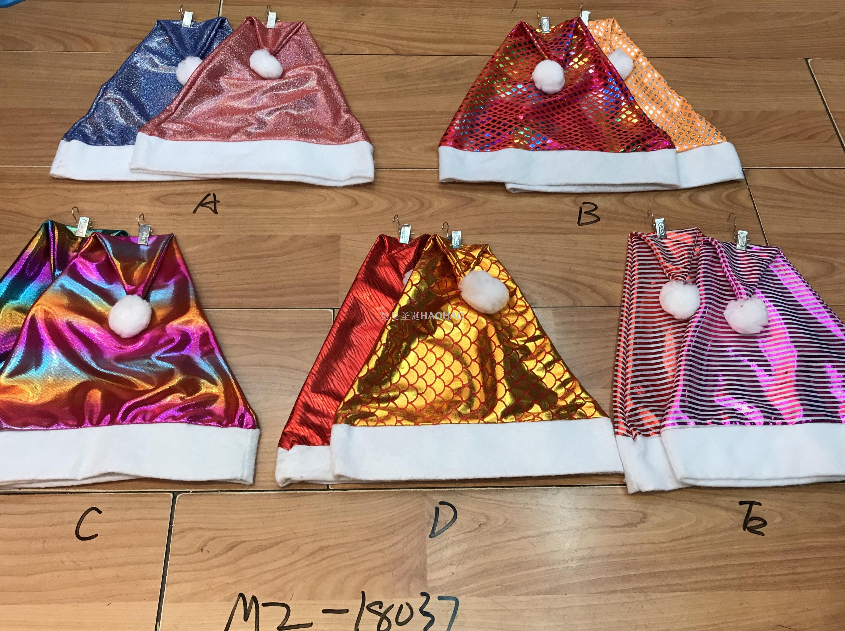 Christmas Dress up Christmas Hat High Quality Non-Woven Fabric Children Adult Santa Claus Holiday Gift Factory Direct Sales