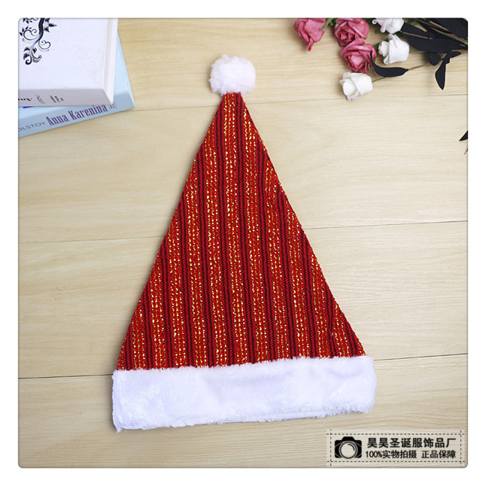 Christmas Dress up Christmas Hat High Quality Non-Woven Children Adult Santa Claus Holiday Gift Christmas Dress up Christmas Hat High Quality Non-Woven Children Adult Santa Claus Holiday Gift