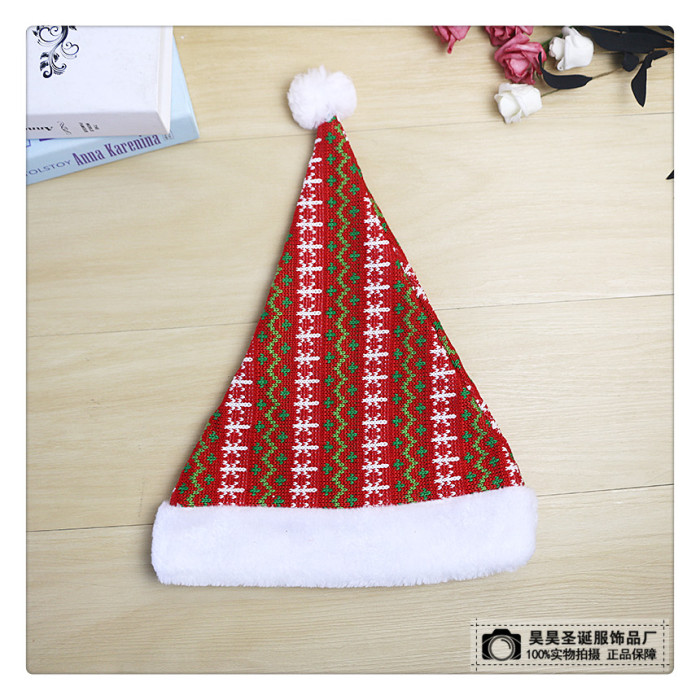 Christmas Dress up Christmas Hat High Quality Non-Woven Children Adult Santa Claus Holiday Gift Christmas Dress up Christmas Hat High Quality Non-Woven Children Adult Santa Claus Holiday Gift
