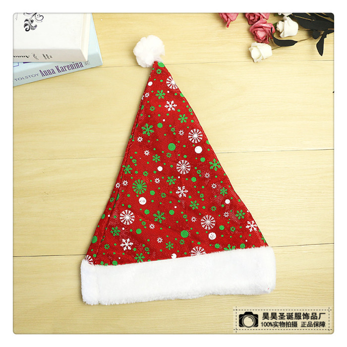 Christmas Dress up Christmas Hat High Quality Non-Woven Children Adult Santa Claus Holiday Gift Christmas Dress up Christmas Hat High Quality Non-Woven Children Adult Santa Claus Holiday Gift