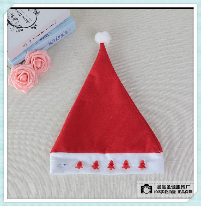 Christmas Party Supplies Adult and Children Universal Red Christmas Hat