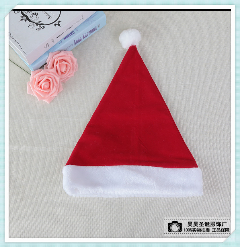 Christmas Party Supplies Adult and Children Universal Red Christmas Hat