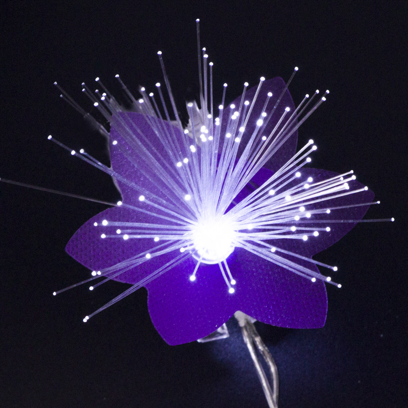 Optical fiber light string plug-in laser Christmas tree pendant luminous lights