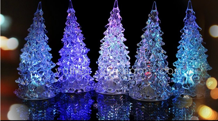 Colorful colorful night light acrylic Christmas tree Christmas tree night lights Crystal Christmas tree night light Colorful colorful night light acrylic Christmas tree Christmas tree night lights Crystal Christmas tree night light