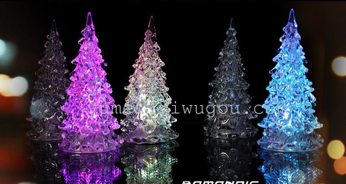 Colorful colorful night light acrylic Christmas tree Christmas tree night lights Crystal Christmas tree night light Colorful colorful night light acrylic Christmas tree Christmas tree night lights Crystal Christmas tree night light