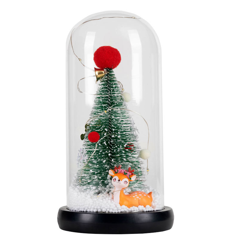 Factory Direct Supply Cross-Border Hot LED Lights Christmas Tree Doll Decoration Christmas Creative Gifts for Girlfriend Lover