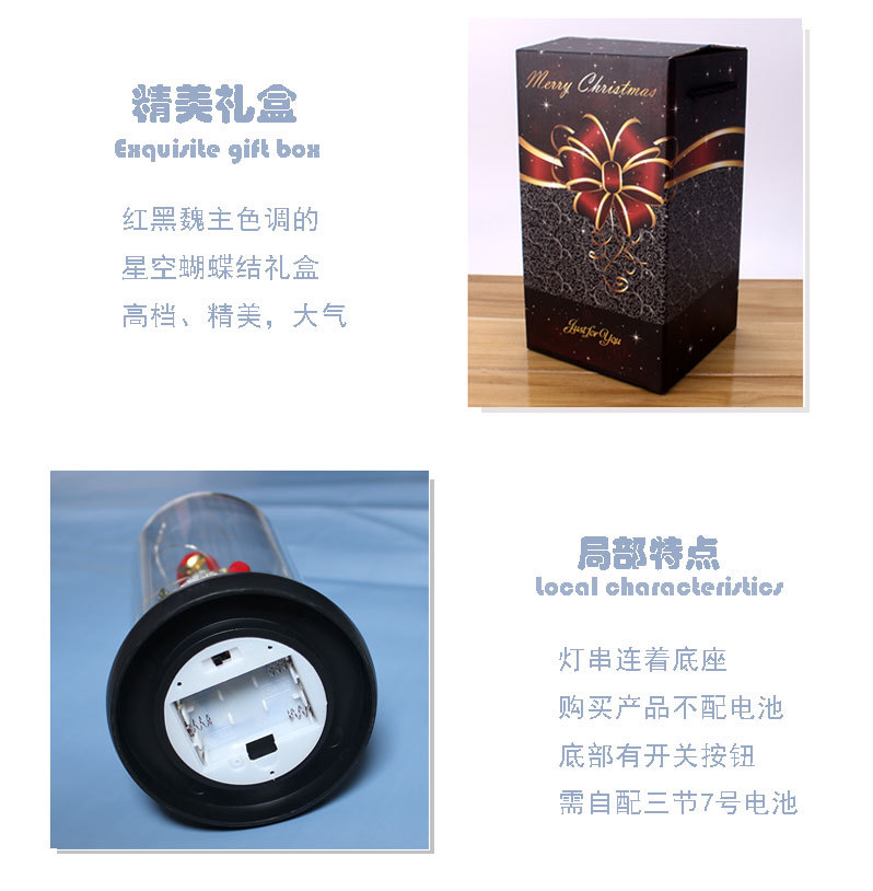 Factory Direct Supply Cross-Border Hot LED Lights Christmas Tree Doll Decoration Christmas Creative Gifts for Girlfriend Lover
