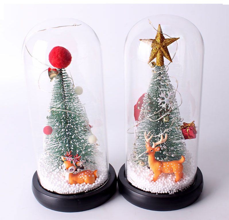 Factory Direct Supply Cross-Border Hot LED Lights Christmas Tree Doll Decoration Christmas Creative Gifts for Girlfriend Lover